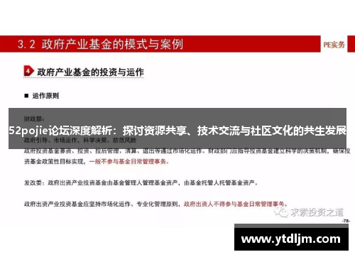 52pojie论坛深度解析：探讨资源共享、技术交流与社区文化的共生发展